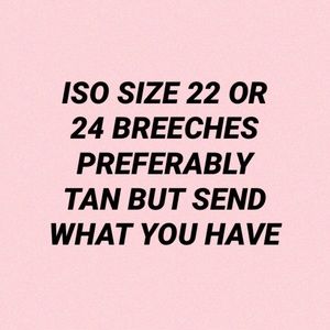 ISO BREECHES 22 OR 24